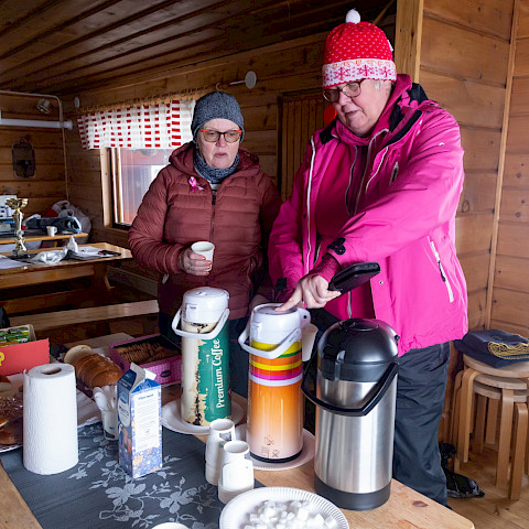 Irene Kylmämaa ja Tarja Haapakoski