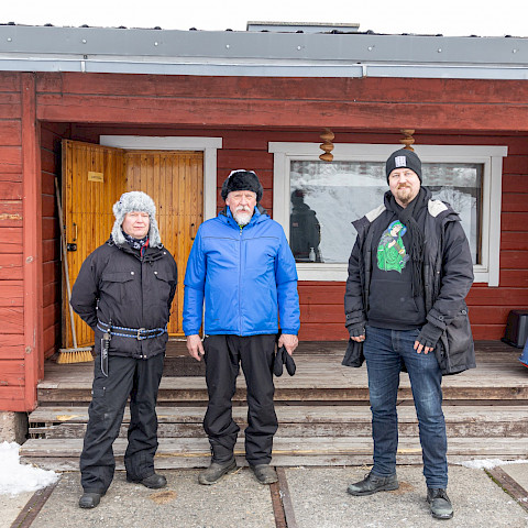 Jyrki Helminen, Timo Haapakoski ja Lauri Tiainen